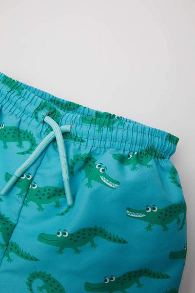 DeFacto Baby Boy Animal Patterned Micro Swim Shorts B9672A524Sm