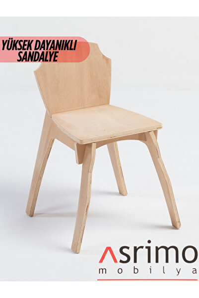 Asrimo mobilya Ahşap Anaokulu ve Kreş Çocuk Sandalyesi