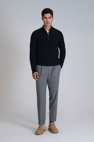 Lufian Navy Blue Ricco Men's Sweater