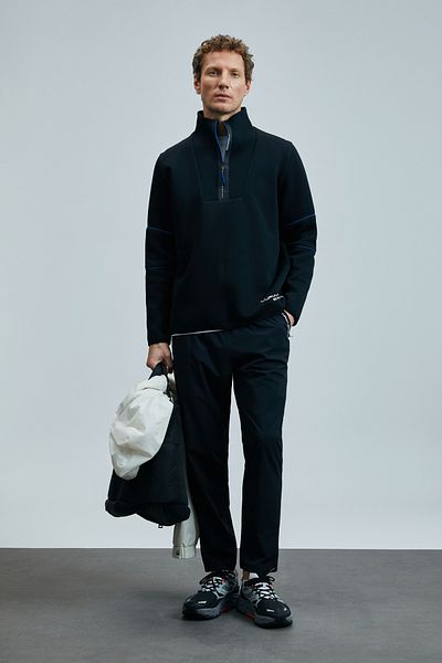 Lufian Men's Black Sweatshirt - Art