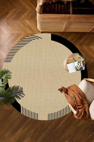 Decomia Home Covor digital anti-alunecare, lavabil, cu aspect de iută, pentru sufragerie, covor de bucătărie, covor pentru balcon, covor pentru căi, decor pentru casă