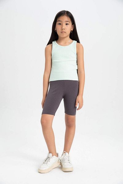DeFacto Girl's Short Length Leggings - B5591A824HS
