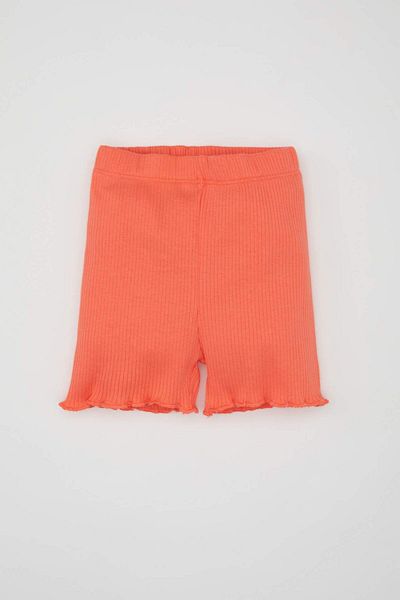 DeFacto Baby Girl 2 Piece Set Ribbed Camisole Crew Neck Short Sleeve T-Shirt Shorts C0021A524Sm