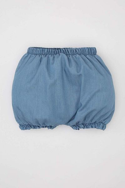 DeFacto Baby Girl 3-Piece Set Crew Neck Short Sleeve T-Shirt Soft Jean Shorts Hairband C2681A524Sm
