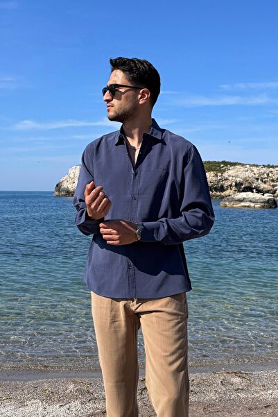 inpool Чоловіча сорочка, комір, Regular fit, A якість, Old Money Culture, сорочка Lyocel G15