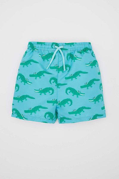 DeFacto Baby Boy Animal Patterned Micro Swim Shorts B9672A524Sm