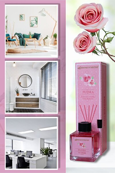 MOUVEMENT Soft Pudra 100 ml Çubuklu Oda Kokusu Evinize Temiz ve Sıcak Bir Atm...