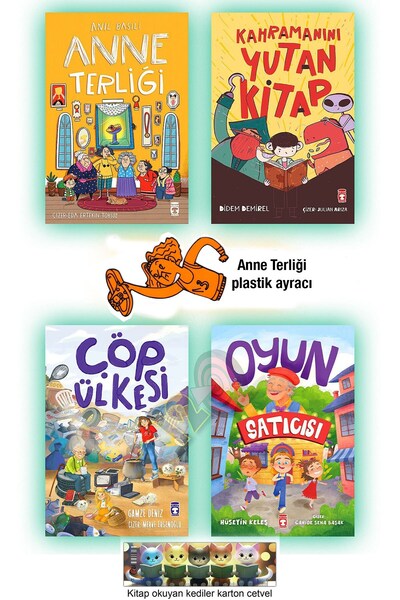 Timaş Çocuk Anne Terliği Kahramanını Yutan Kitap Çöp Ülkesi Oyun Satıcısı (7-...