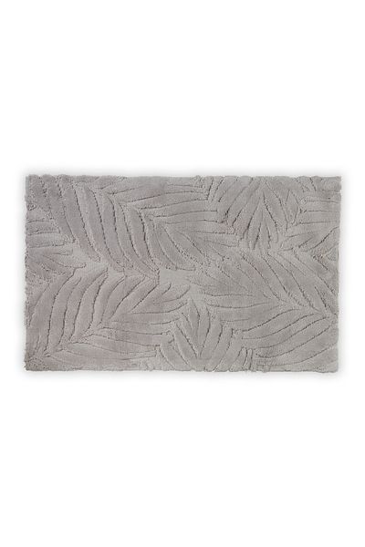 Schafer Home Marla Cotton 2-Piece Bath Mat-Grey