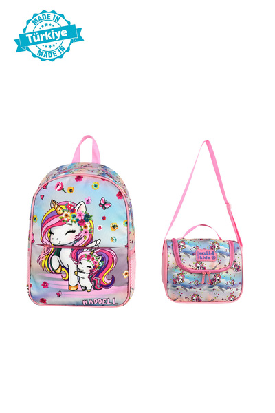 Waddell Royal Glow Winter Winter Unicorn Little Horse Rucsac pentru grădiniță...