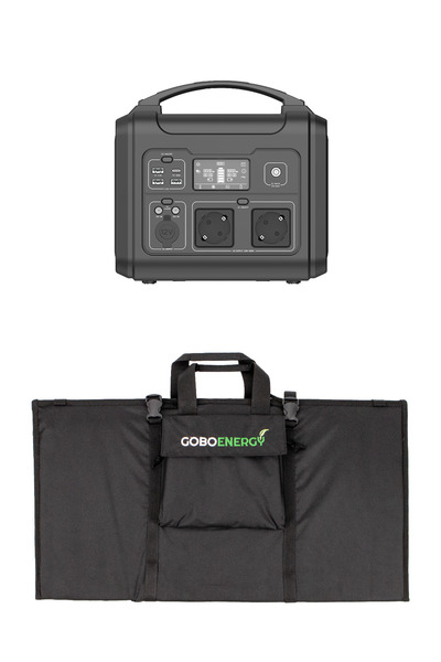 goboenergy Ezviz Ps600 Taşınabilir Güç Istasyonu Ve 240w Katlanabilir Solar Ç...