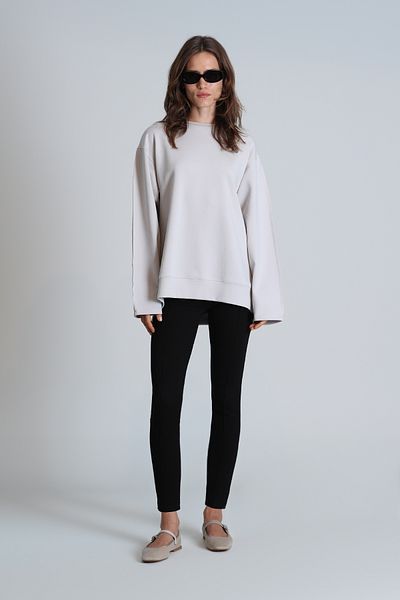 Lufian Sandra Women's Beige Knitted Sweatshirt