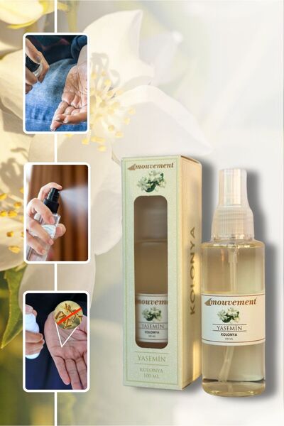 MOUVEMENT 100 ml Yasemin Çiçeği Kokulu Sprey Kolonya ile Zarif Ferahlık
