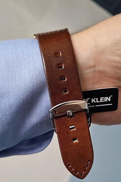 Daniel Klein Exclusive Kahverengi Deri Kayışlı Tüm Fonksiyonları Aktif Takvimli Erkek Kol Saati