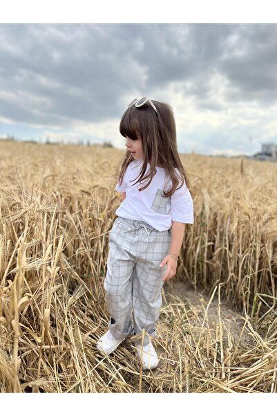 MiaBaby Plaid Kids Pants