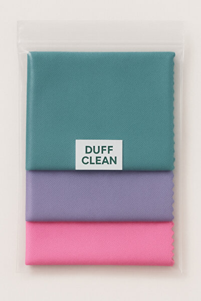 DUFF CLEAN (3 Τεμάχια) Πανί Καθαρισμού Γυαλιού και Καθρέφτη Μικροϊνών 40x50 εκ