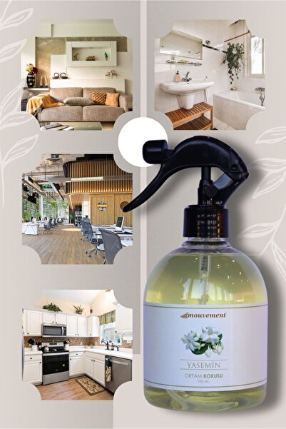 MOUVEMENT 500 Ml Yasemin Çiçeği Kokulu Oda Spreyi İle Tazelik Ve Zarafet