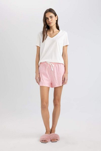 DeFacto Fall in Love 2-Piece Shorts Pajama Bottoms C6946AX24SM