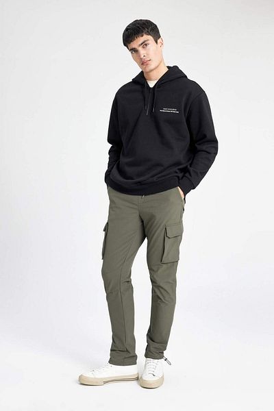 DeFacto Summer Tactical Jogger Pants Slim Fit Slim Fit Cargo Pocket B3585Ax24Sp