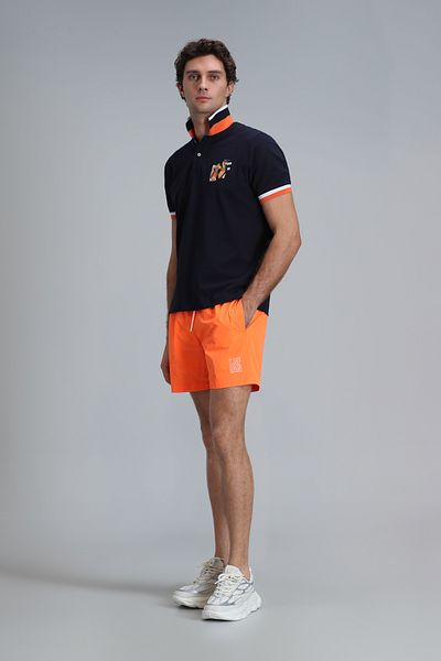 Lufian Pantaloni scurți de baie pentru bărbați - Aldor Orange