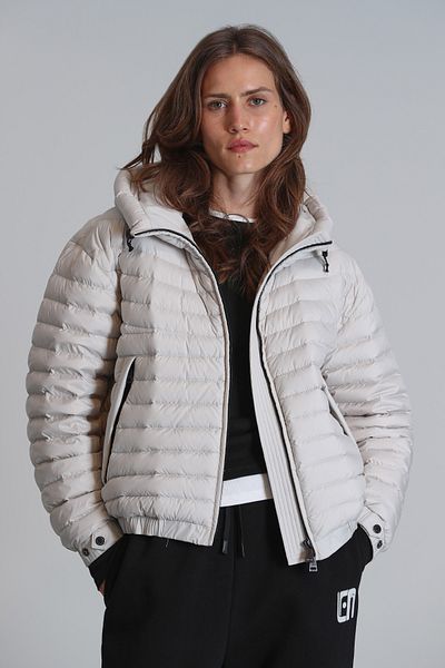 Lufian Ecru Goose Feather Women's Coat