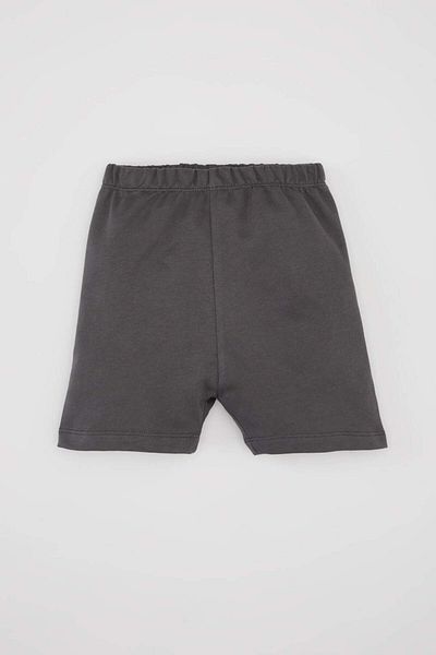 DeFacto Baby Boy 2 Piece Set Animal Pattern Crew Neck Short Sleeve T-Shirt Shorts C0984A524Sm
