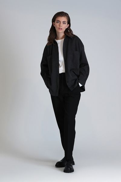 Lufian Chelsea Anthracite Women's Shirt - Regular Fit