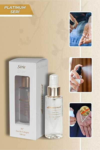 MOUVEMENT Seriê D'or - 80 Derece Kolonya - 1*100 ml
