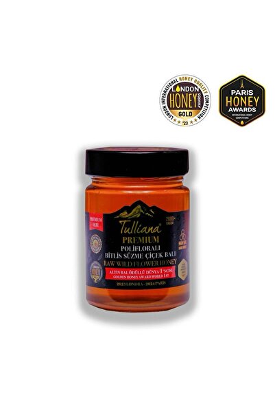 Tulliana Premium Seri Polifloralı (Çok Çiçekli) Süzme Çiçek Balı (450 Gr.)