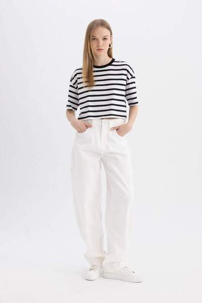 DeFacto Cool Carpenter Fit Gabardine Trousers C7089Ax24Sm