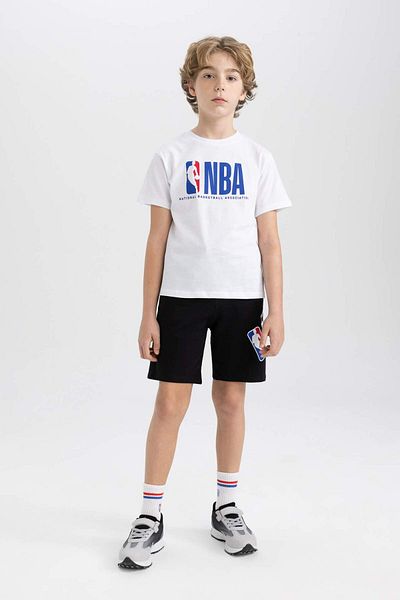 DeFacto Tricou cu mânecă scurtă pentru băiat NBA Wordmark 2 bucăți B7799A824SM