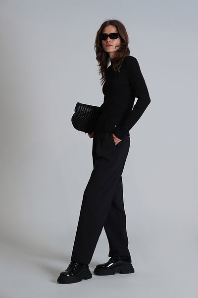 Lufian Women's Black Pamela Sweater