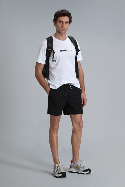 Lufian Black Aldor Men's Sea Shorts