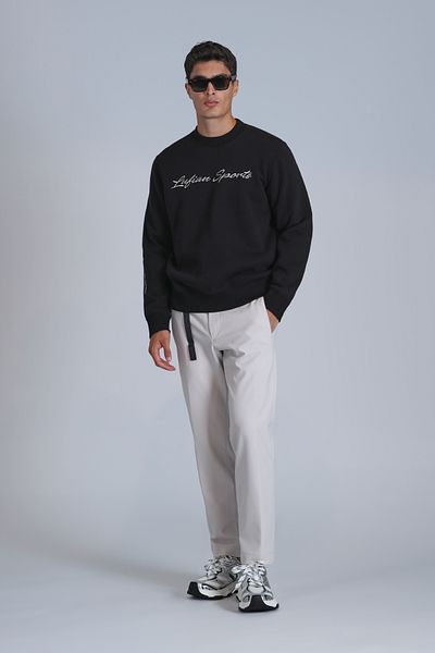 Lufian Men's Black Sweatshirt - Loved