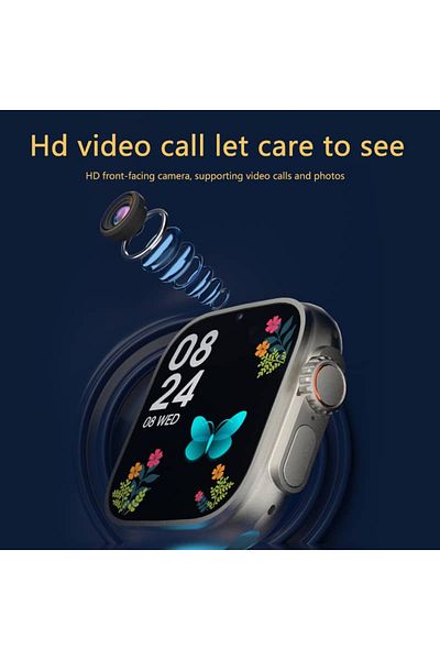 OEM Ceas inteligent portocaliu cu Android, 5G, fitness și impermeabil