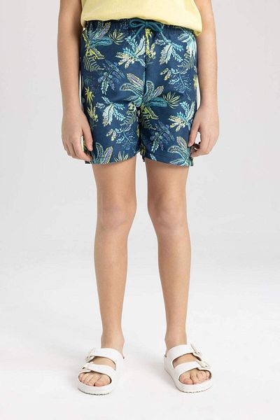 DeFacto Pantaloni scurți de baie cu model pentru băieți C3572A824HS