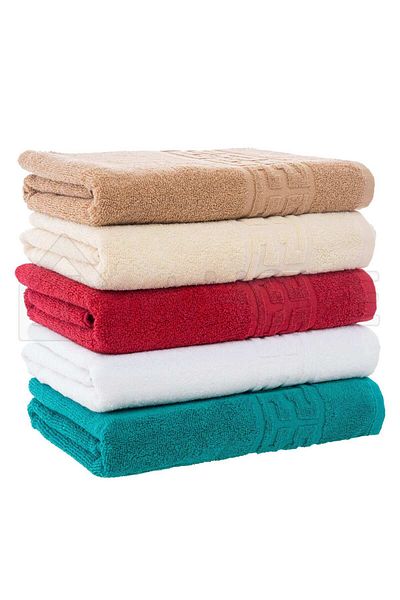 trendyhome Set of 5 100% Cotton Towels – 500 GSM – ST244200 - 70x130 cm