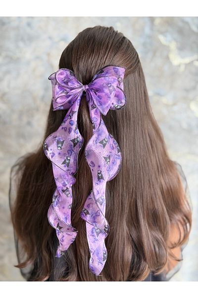 EliraToka Girl's Long Tulle Bow Buckle Models 1 Piece