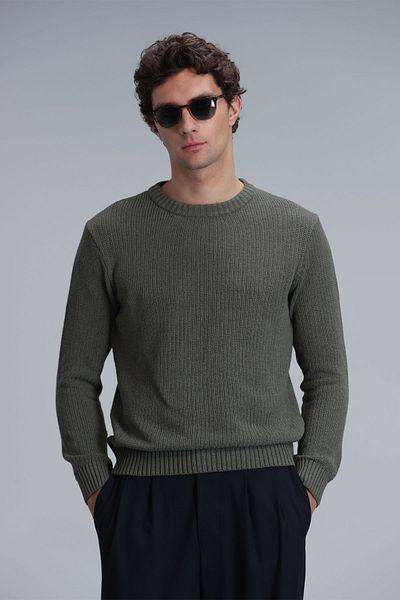 Lufian Ice Men's Sweater Green