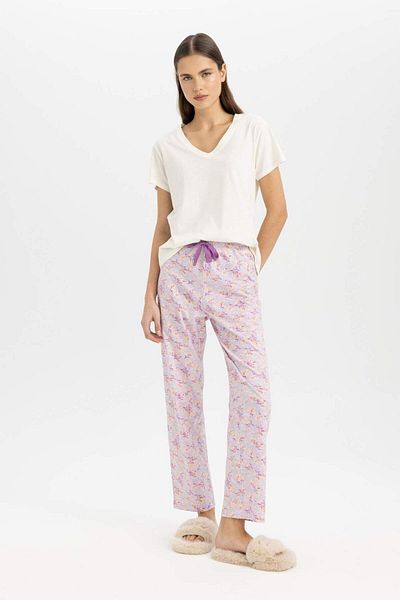 DeFacto Fall In Love Regular Fit Short Sleeve Pajamas Set B6193ax24sp