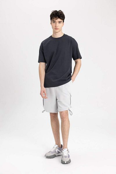 DeFacto Pantaloni scurți oversize cu picioare drepte B8793AX24SM