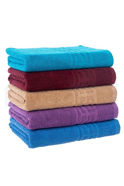 trendyhome Set of 5 100% Cotton Towels – 500 GSM – ST244195 - 70x130 cm