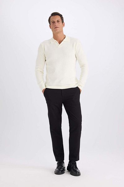 DeFacto Jogger Straight Leg All-Way Stretching Summer Fabric Pants B7520Ax24Sp