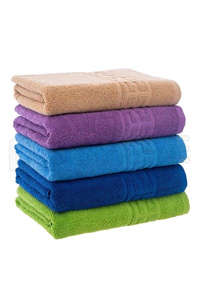 trendyhome Set of 5 100% Cotton Towels – 500 GSM – ST244215 - 70x130 cm