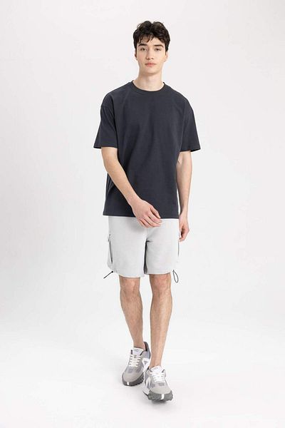 DeFacto Pantaloni scurți oversize cu picioare drepte B8793AX24SM