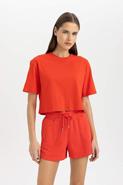 DeFacto Krátké základní šortky s normálním pasem - Regular Fit C7600Ax24Sm