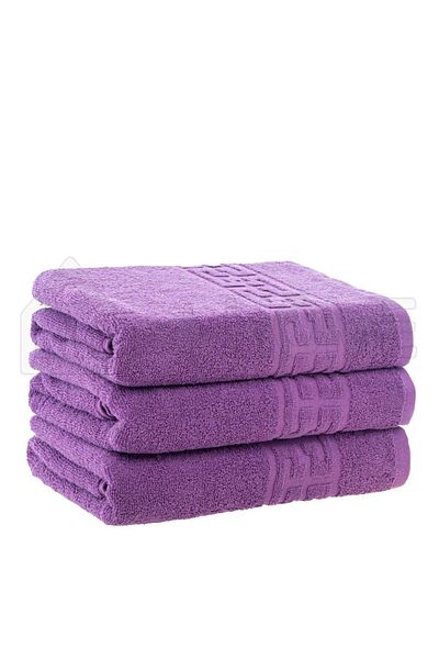 trendyhome Set of 3 100% Cotton Towels – 500 GSM – ST244365 - 80x160 cm