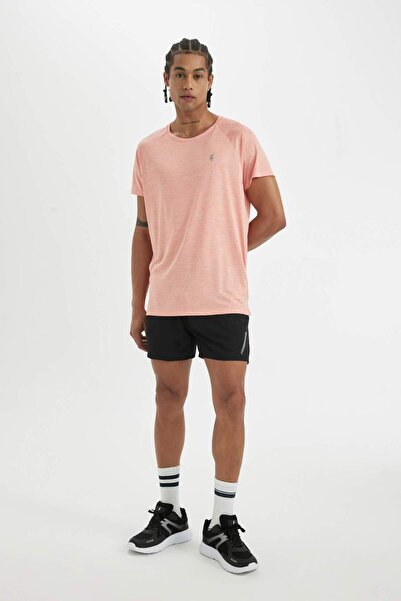 DeFacto Defactofit Standard Fit Crew Neck Printed Sportsman Heavy Fabric Short Sleeve T-Shirt B5150Ax24Sp