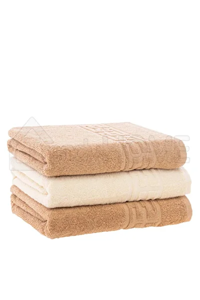 trendyhome Set of 3 100% Cotton Towels – 500 GSM – ST244330 - 80x160 cm