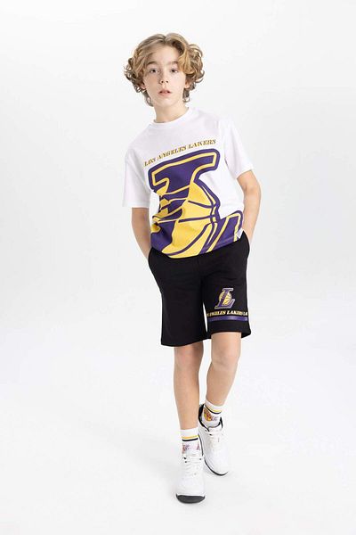 DeFacto Male Child Nba Los Angeles Lakers Shorts C0397A824Sm